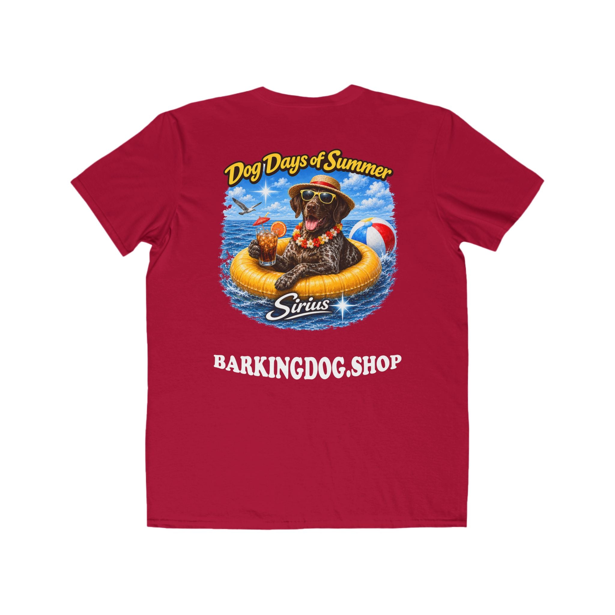 German Shorthair Pointer Inner Tube T-Shirt Wag On™ Dog Days of Summer