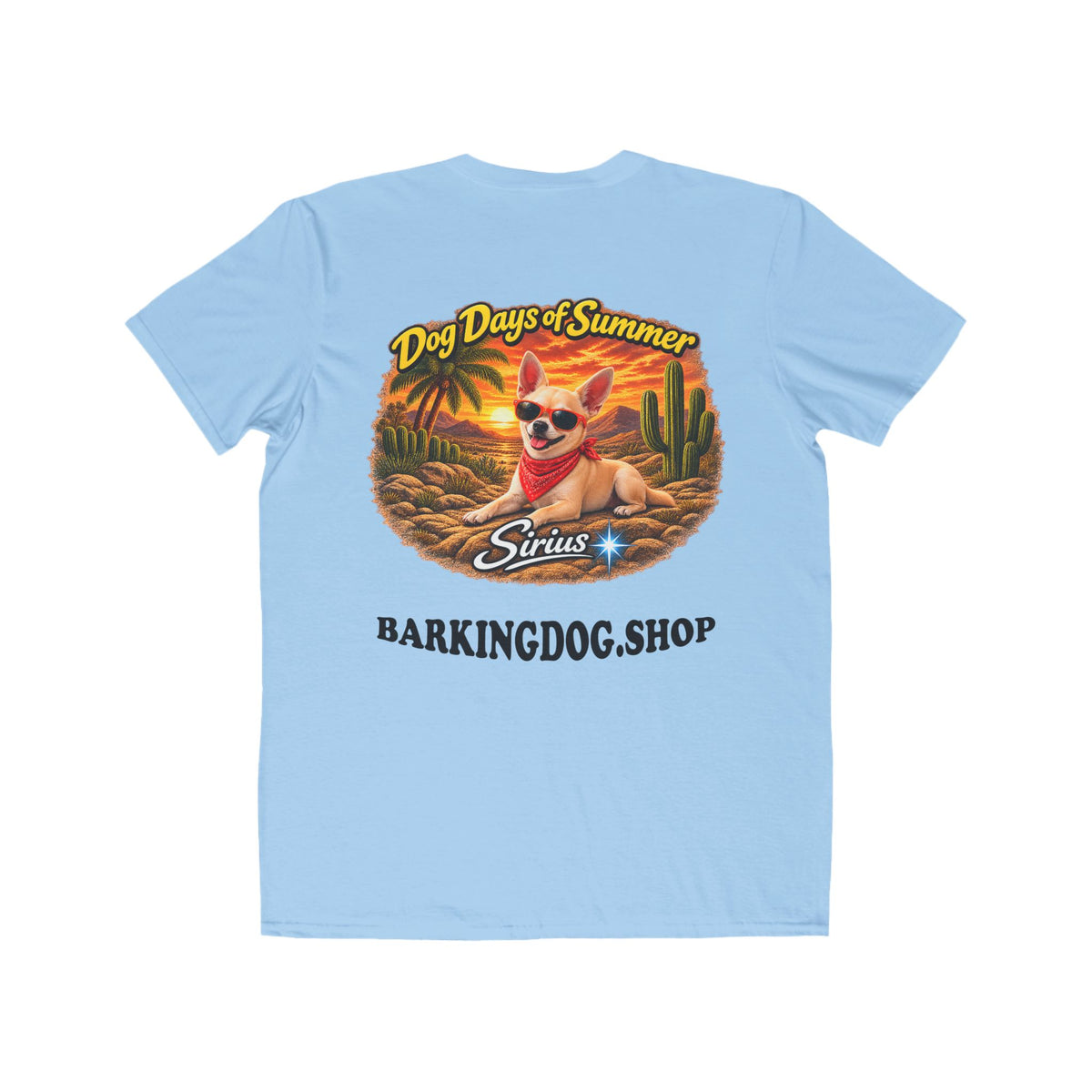 Chihuahua Cactus T Shirt Dog Days Of Summer Beach Dog Lover Graphic Tee Wag On BarkingDog Shop
