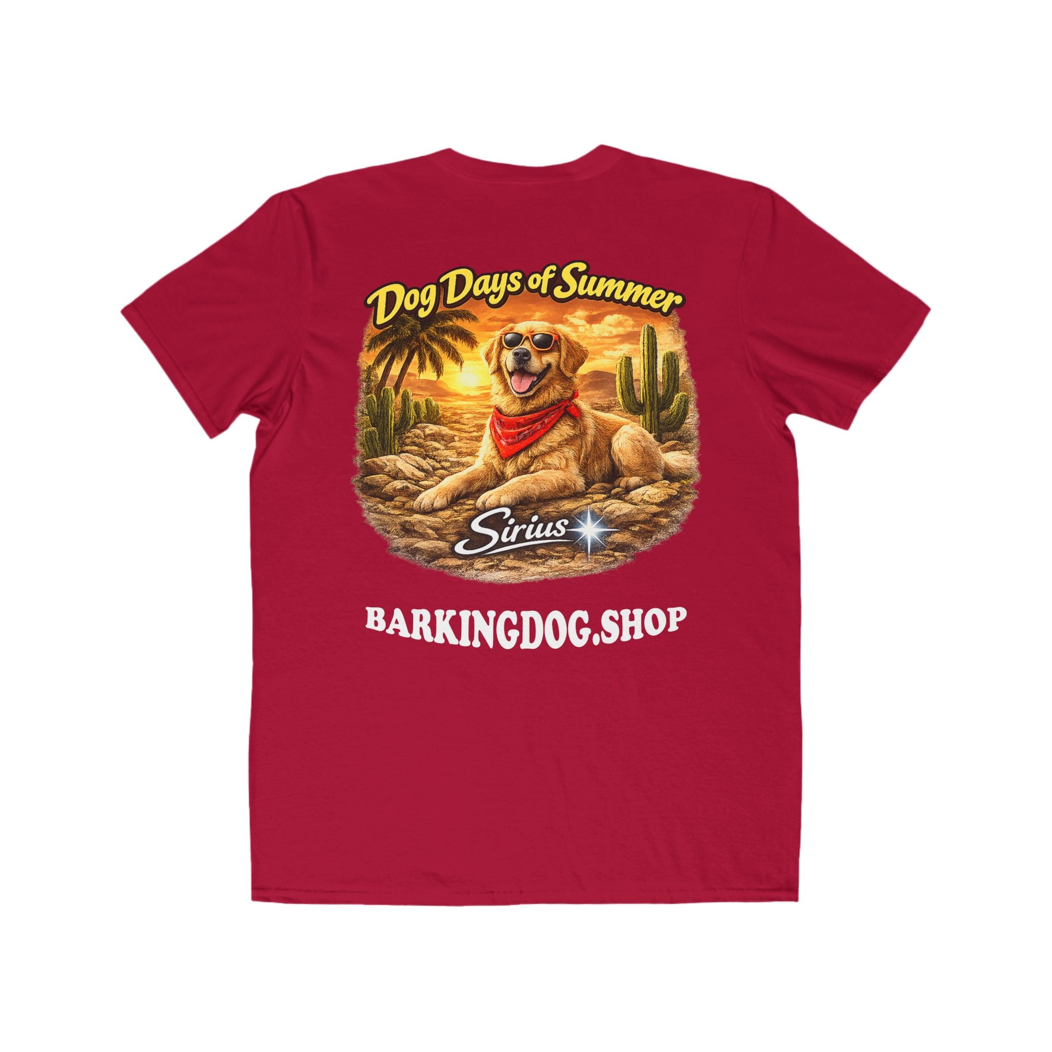 Golden Retriever Cactus T-Shirt Wag On™ Dog Days of Summer