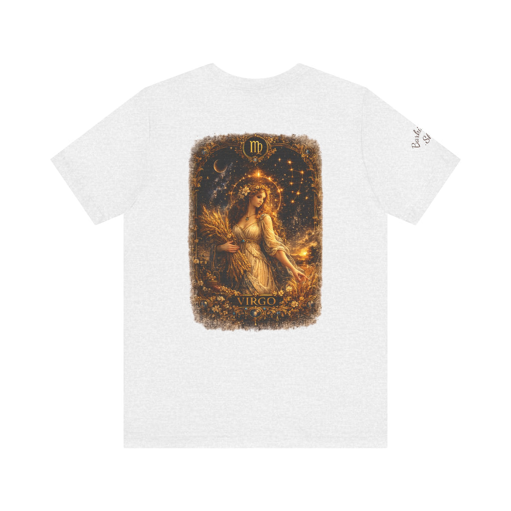 Virgo Zodiac Tee — Illustrated Virgo Goddess Astrology T-Shirt