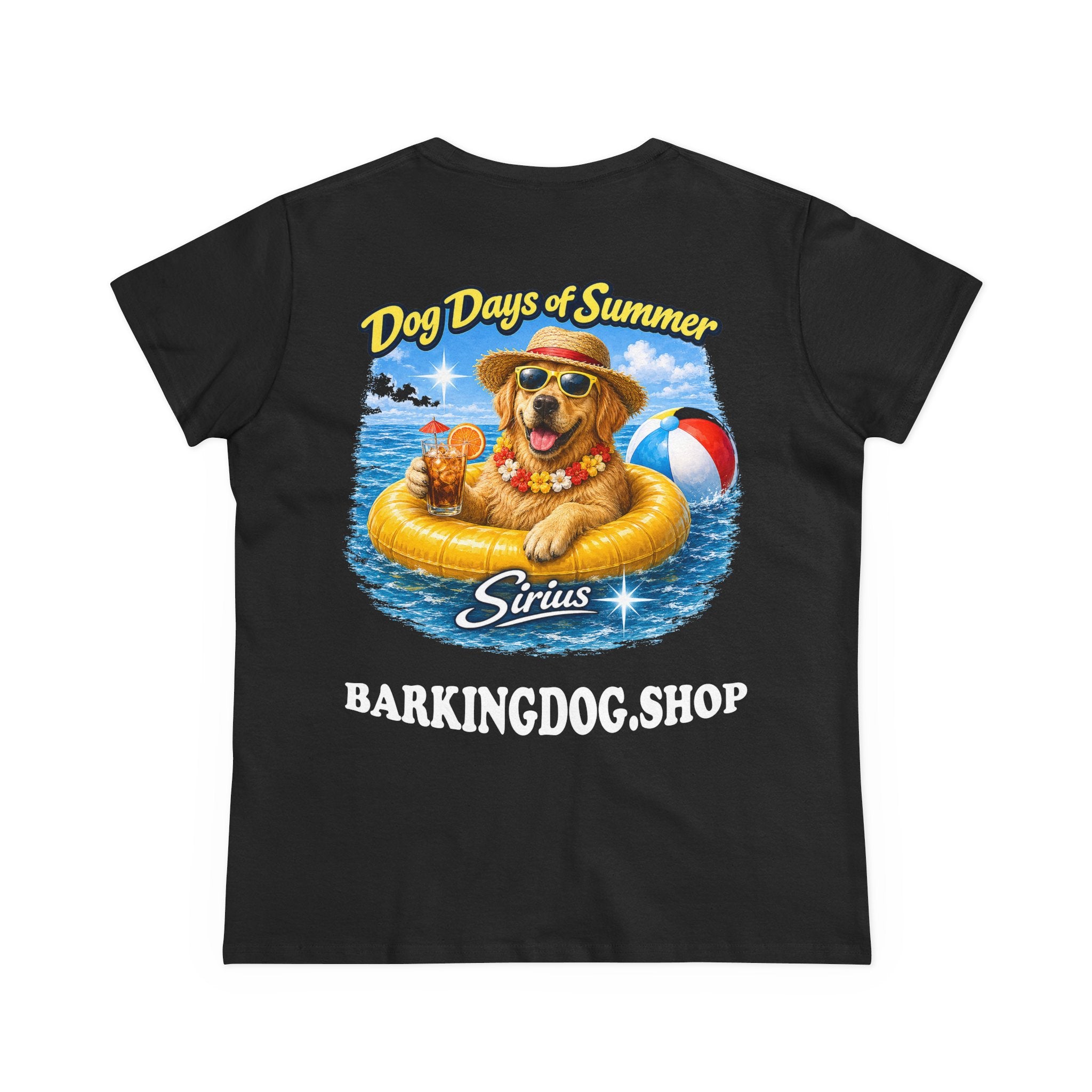 Golden Retriever Inner Tube T-Shirt Wag On™ Dog Days of Summer