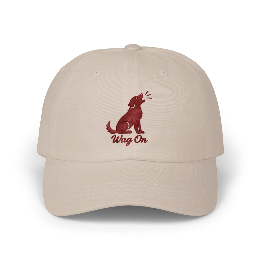 Dog Dad Cap – 'Wag On' Embroidered Baseball Hat