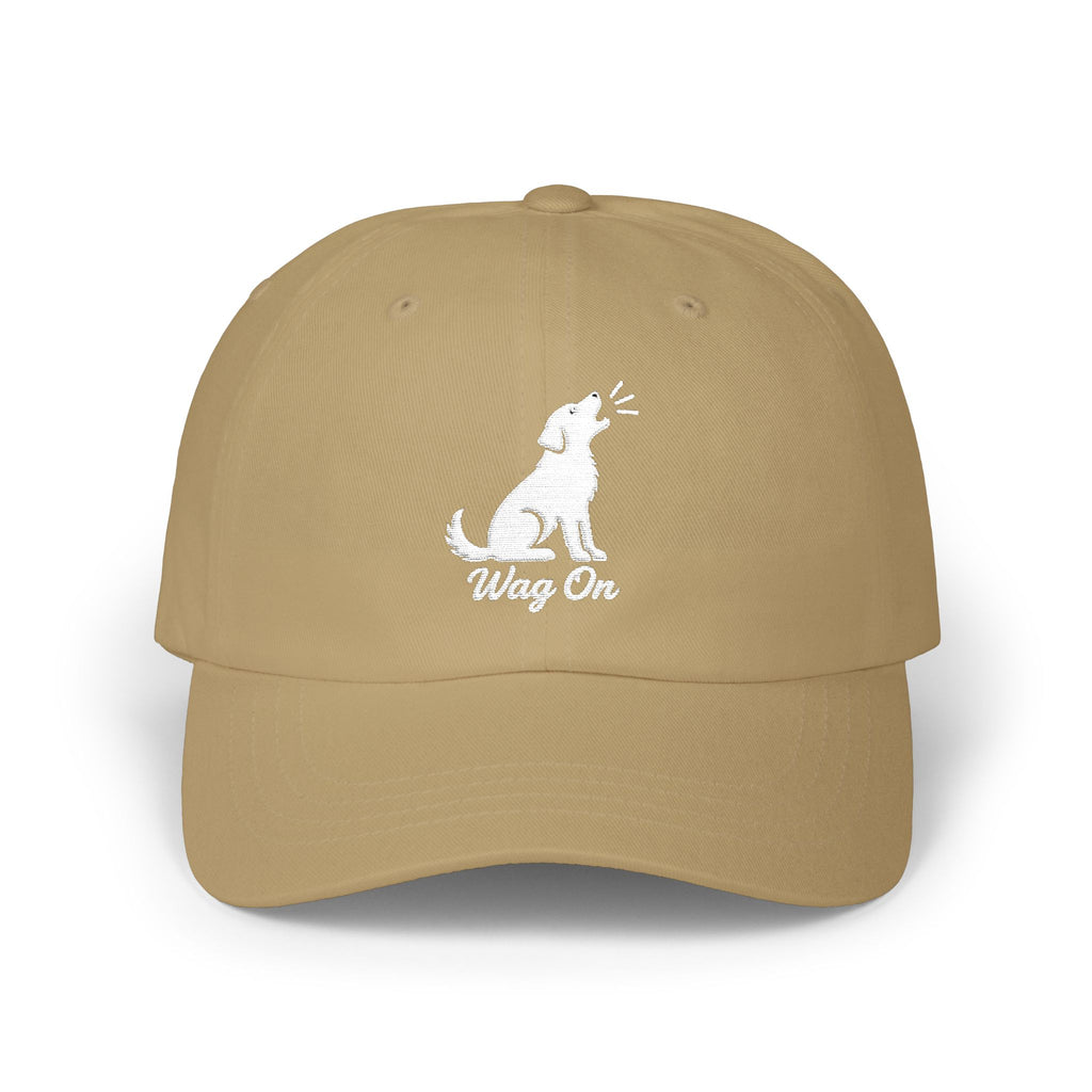 Wag On Cap — Embroidered Barking Dog Hat