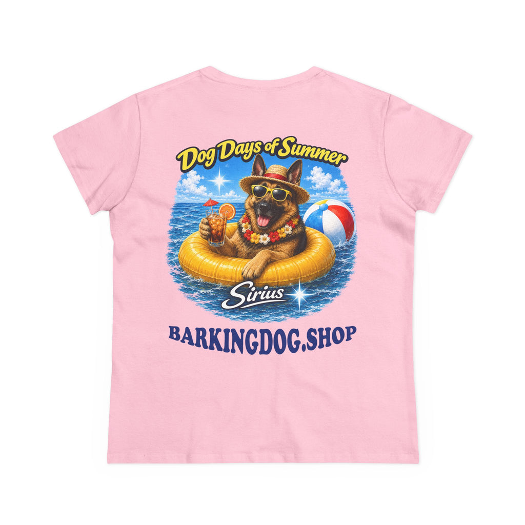 German Shepherd Dog Inner Tube T-Shirt Wag On™ Dog Days of Summer