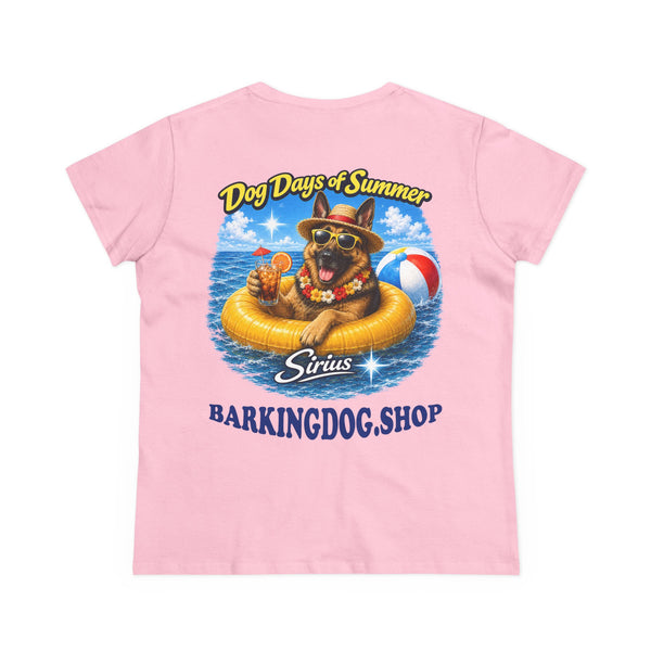 German Shepherd Dog Inner Tube T-Shirt Wag On™ Dog Days of Summer