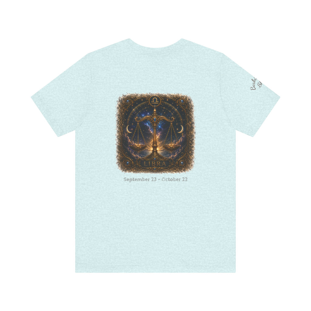 Libra Zodiac T-Shirt — Astrological Scales Graphic Tee