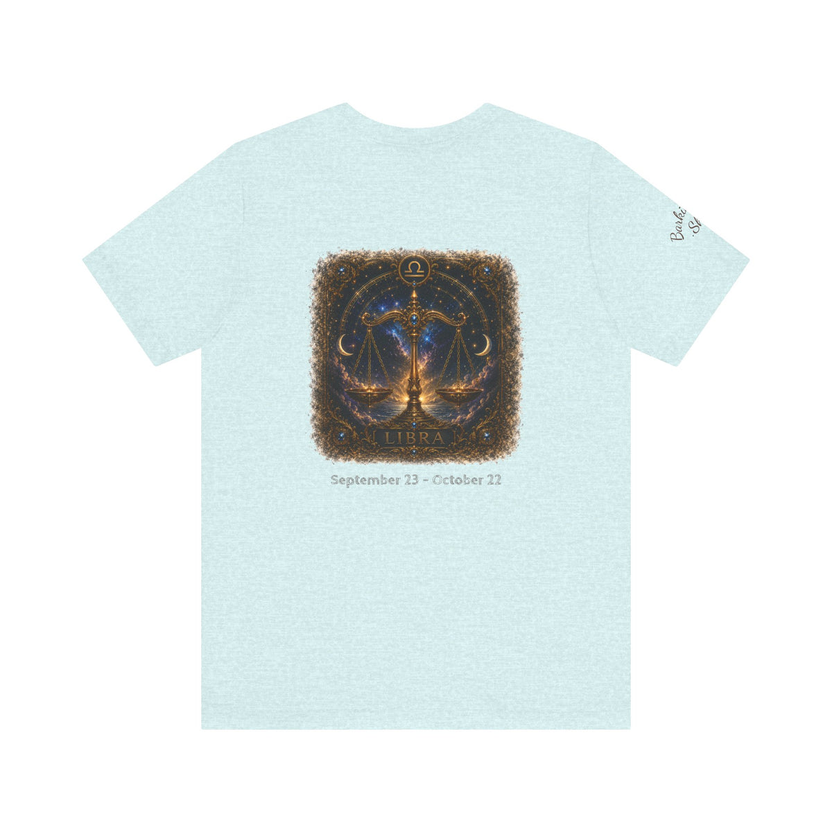 Libra Zodiac T-Shirt — Astrological Scales Graphic Tee