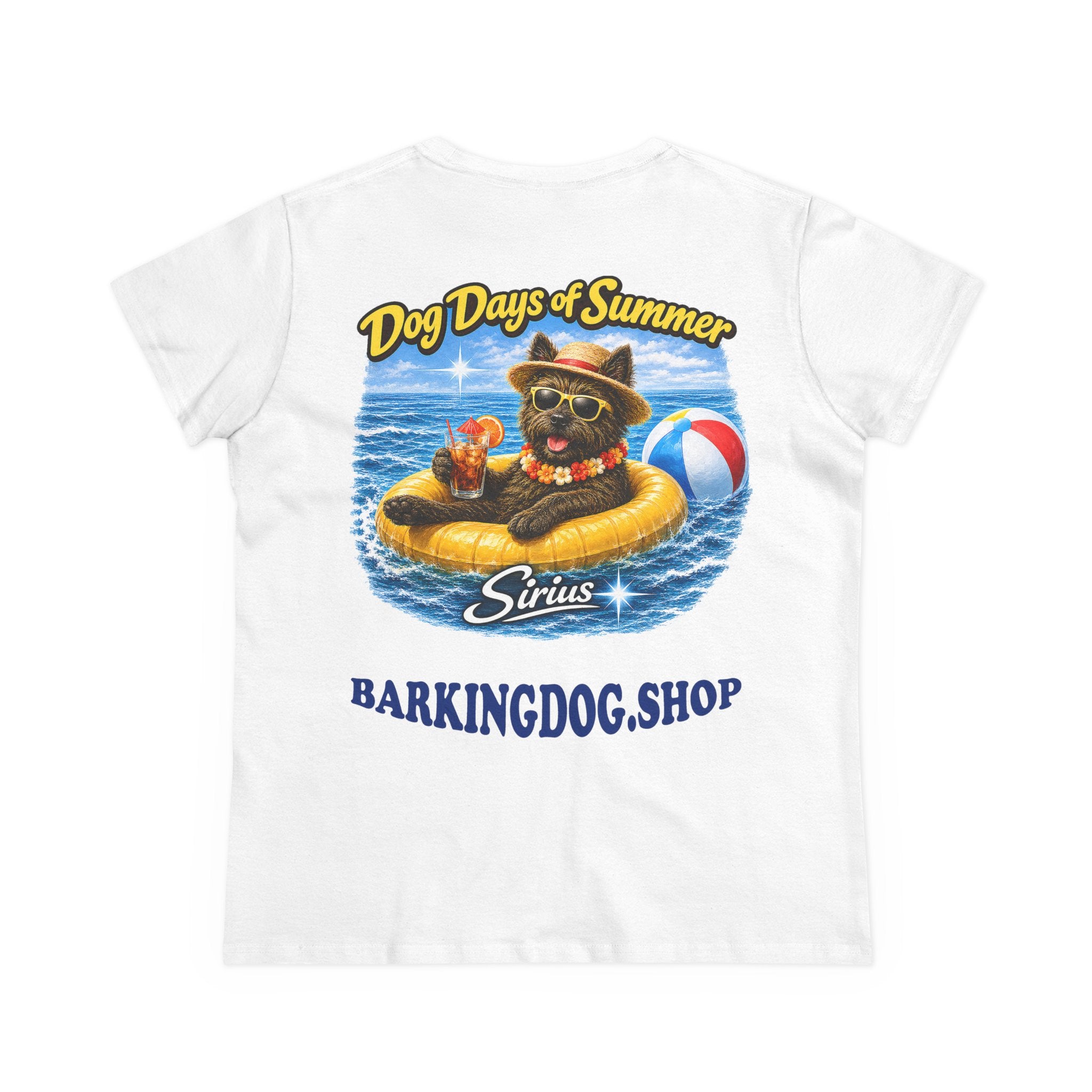 Cairn Terrier Dog Inner Tube T-Shirt Wag On™ Dog Days of Summer