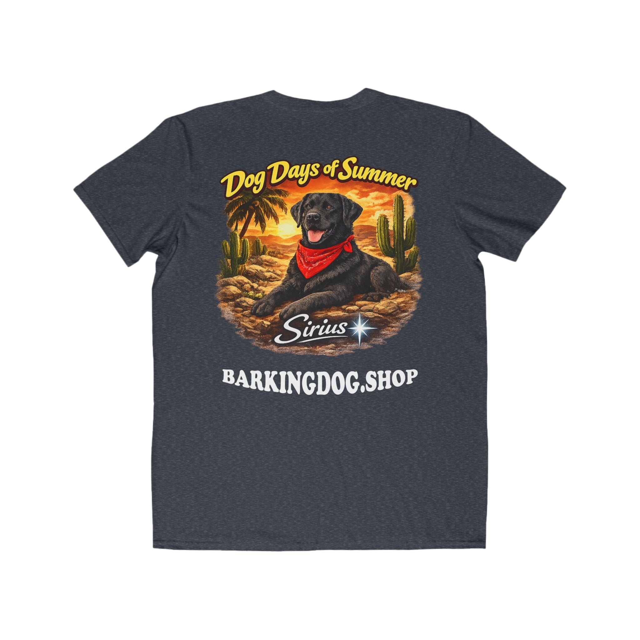 Black Labrador Cactus T-Shirt Wag On™ Dog Days of Summer