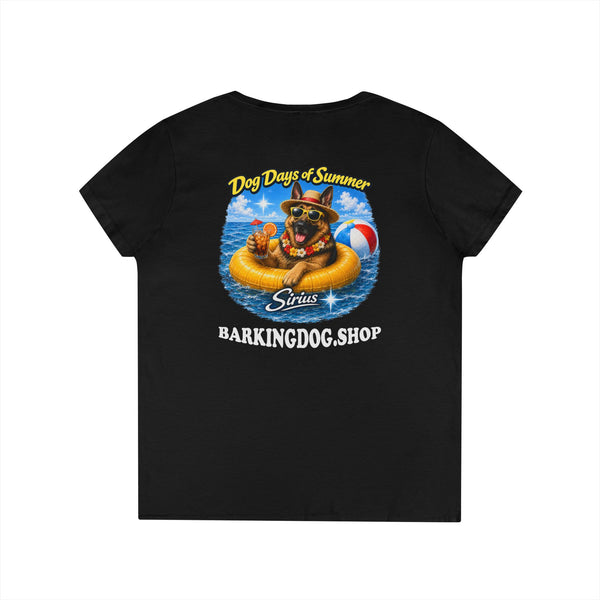 German Shepherd Dog Inner Tube T-Shirt Wag On™ Dog Days of Summer