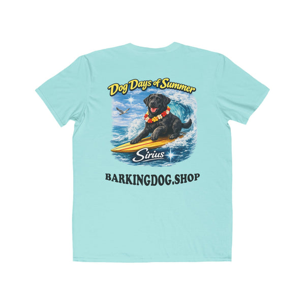 Black Labrador Surfboard T-Shirt Wag On™ Dog Days of Summer