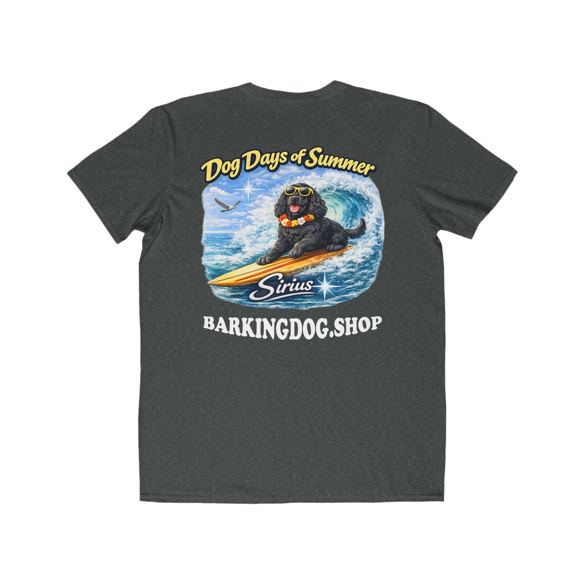 Cocker Spaniel Surfboard T-Shirt Wag On™ Dog Days of Summer