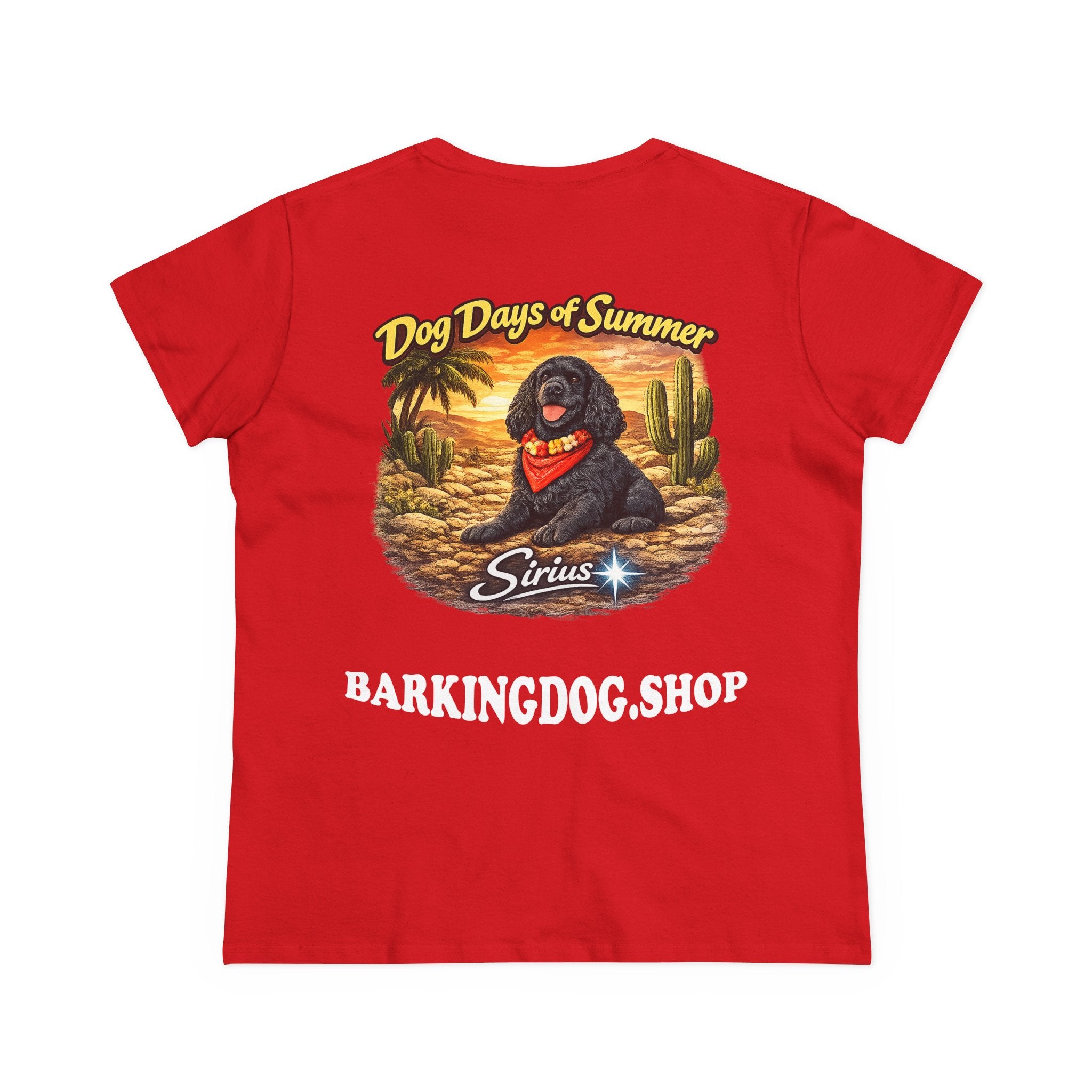 Cocker Spaniel Dog Cactus T-Shirt Wag On™ Dog Days of Summer