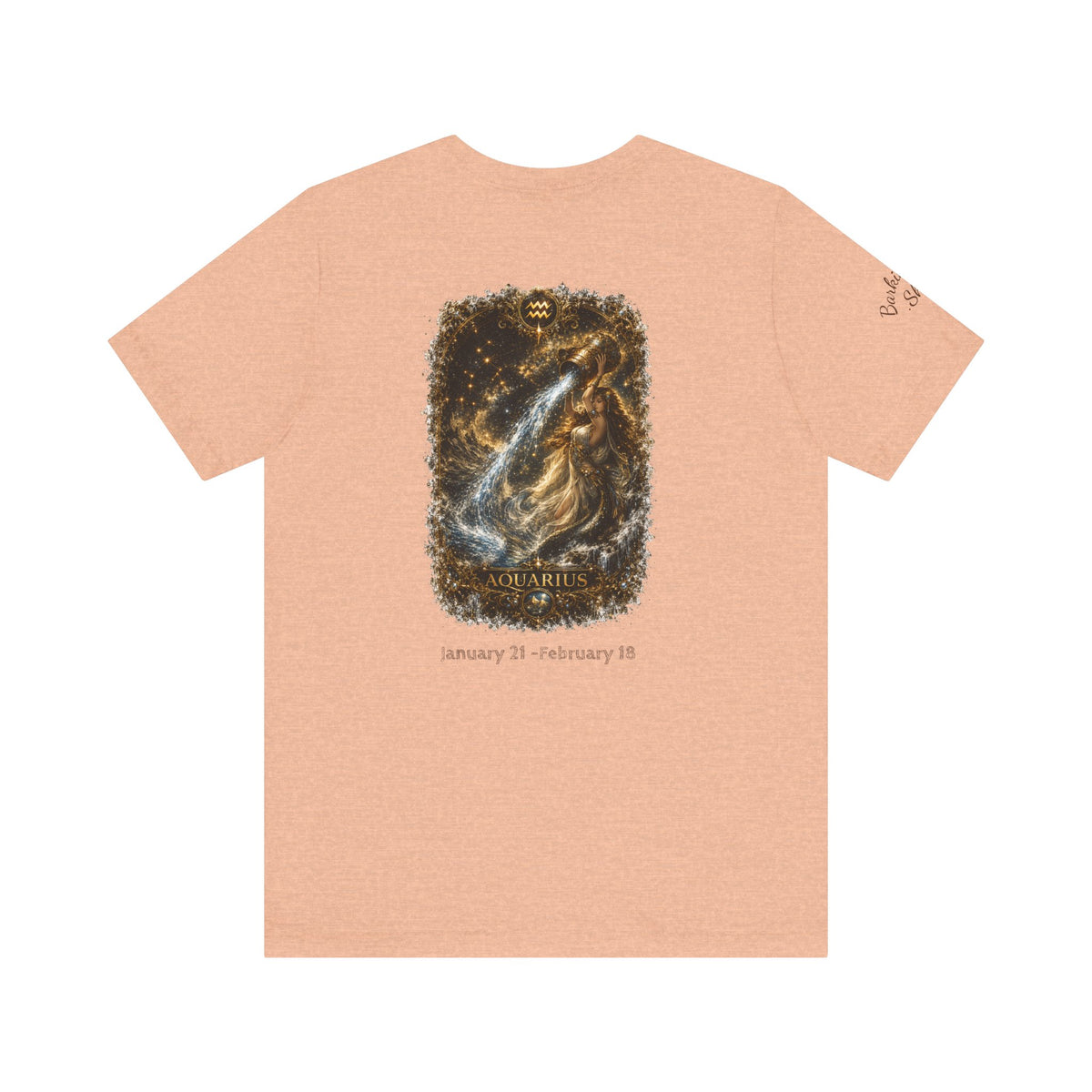 Aquarius Zodiac Tee — Constellation Water Bearer Graphic T-Shirt