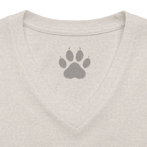 French Bulldog Slots Womens V Neck T Shirt Casino Collection Funny Casino Dog Graphic Tee Wag On BarkingDog Shop