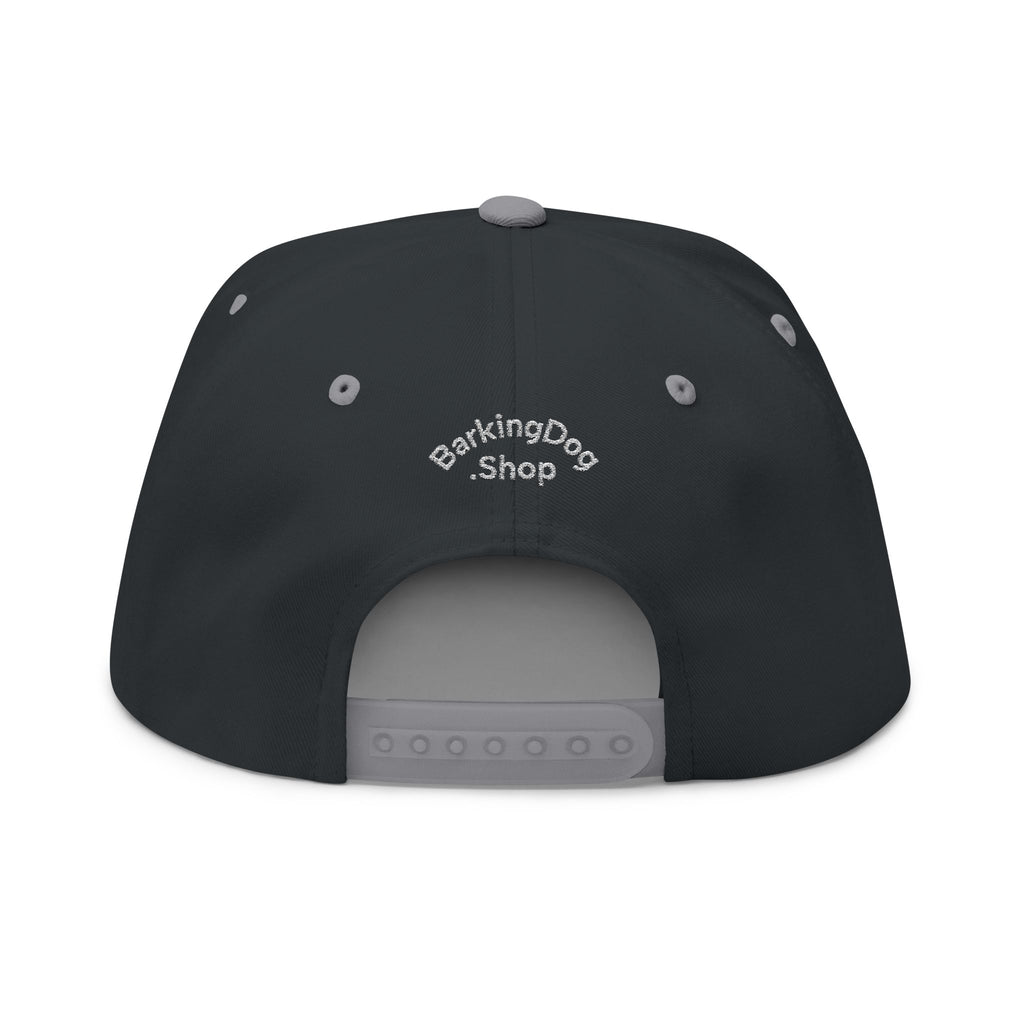 Embroidered Wag On Dog Lovers Flat Bill Cap