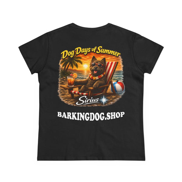 Cairn Terrier Dog Beach Chair T-Shirt Wag On™ Dog Days of Summer