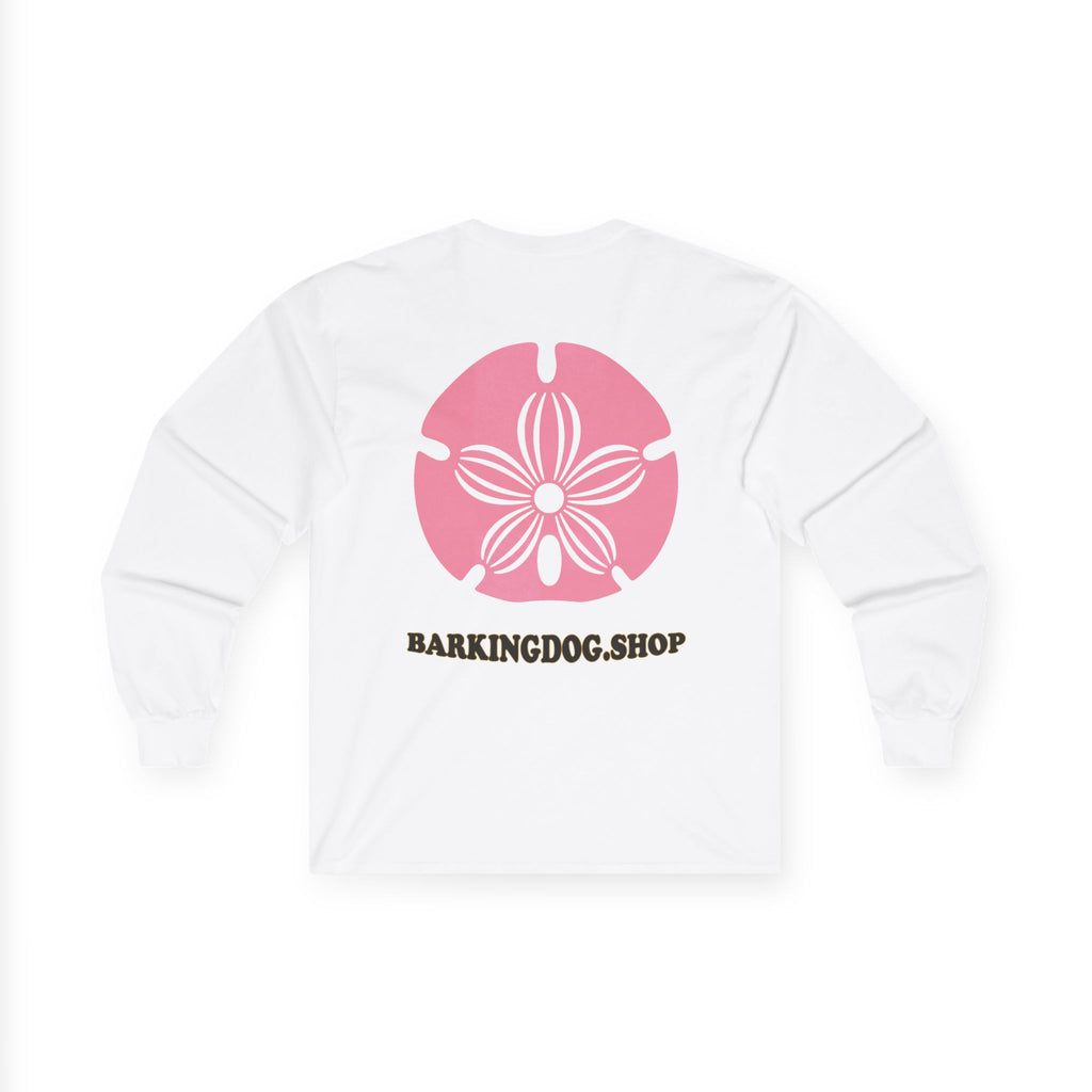 Sand Dollar Long Sleeve T Shirt Beach Shell Collection Coastal Beach Graphic Tee Wag On BarkingDog Shop