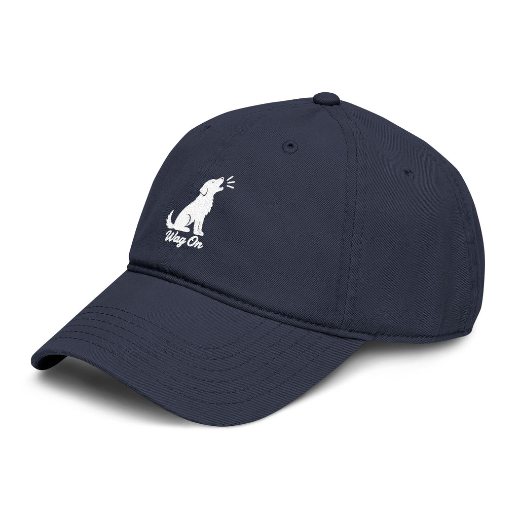 Wag On Embroidered Dog Baseball Cap — Casual Pet Lover Hat