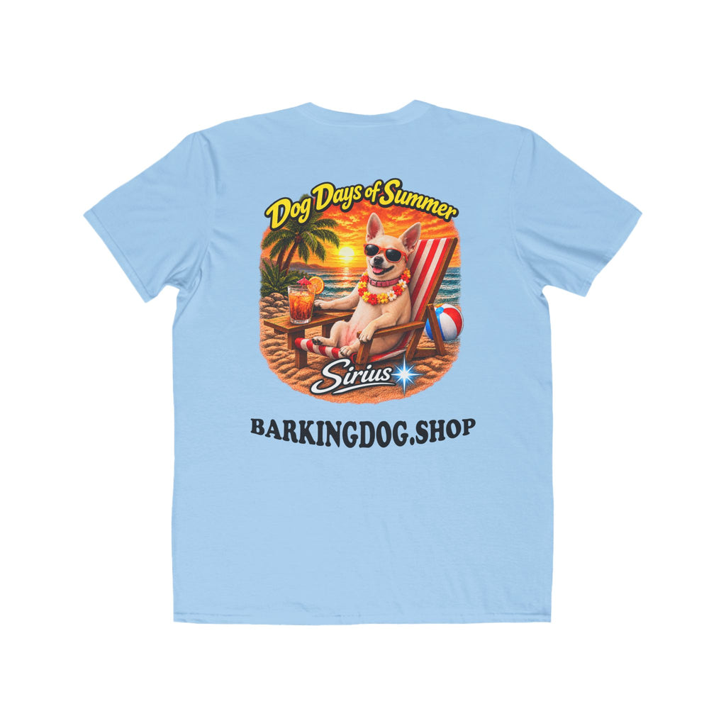Chihuahua Beach Chair T Shirt Dog Days Of Summer Beach Dog Lover Graphic Tee Wag On BarkingDog Shop