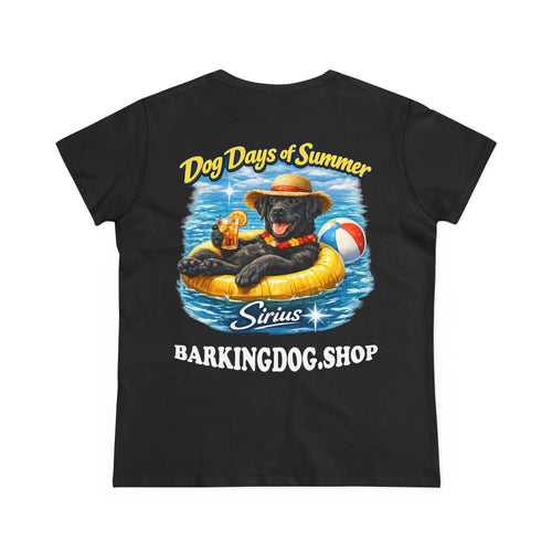 Black Labrador Dog Inner Tube T-Shirt Wag On™ Dog Days of Summer