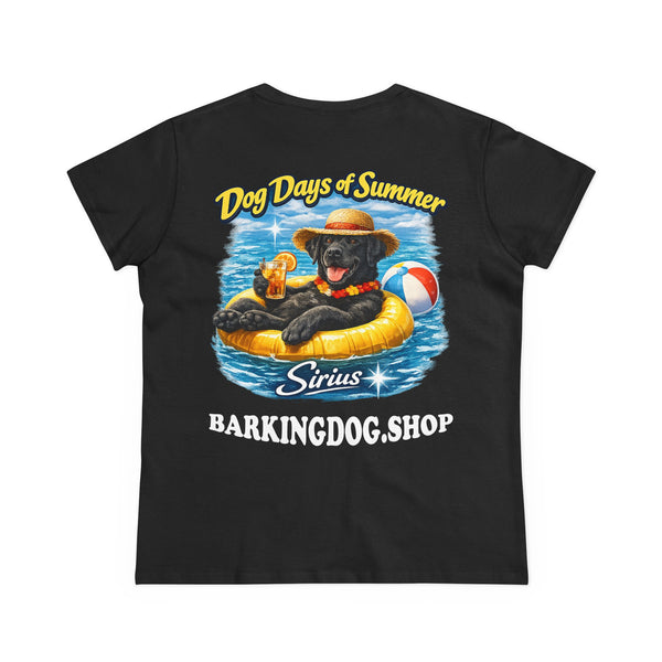 Black Labrador Dog Inner Tube T-Shirt Wag On™ Dog Days of Summer