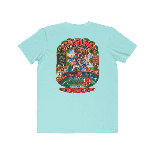 Boxer Craps T Shirt Casino Collection Funny Slot Machine Dog Graphic Tee Wag On BarkingDog Shop