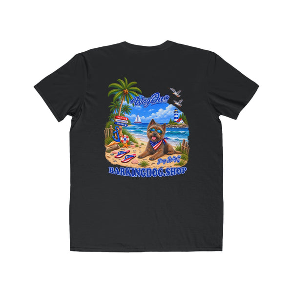 Cairn Terrier Stay Salty T Shirt Beach Collection Salty Pup Beach Life Graphic Tee Wag On BarkingDog Shop