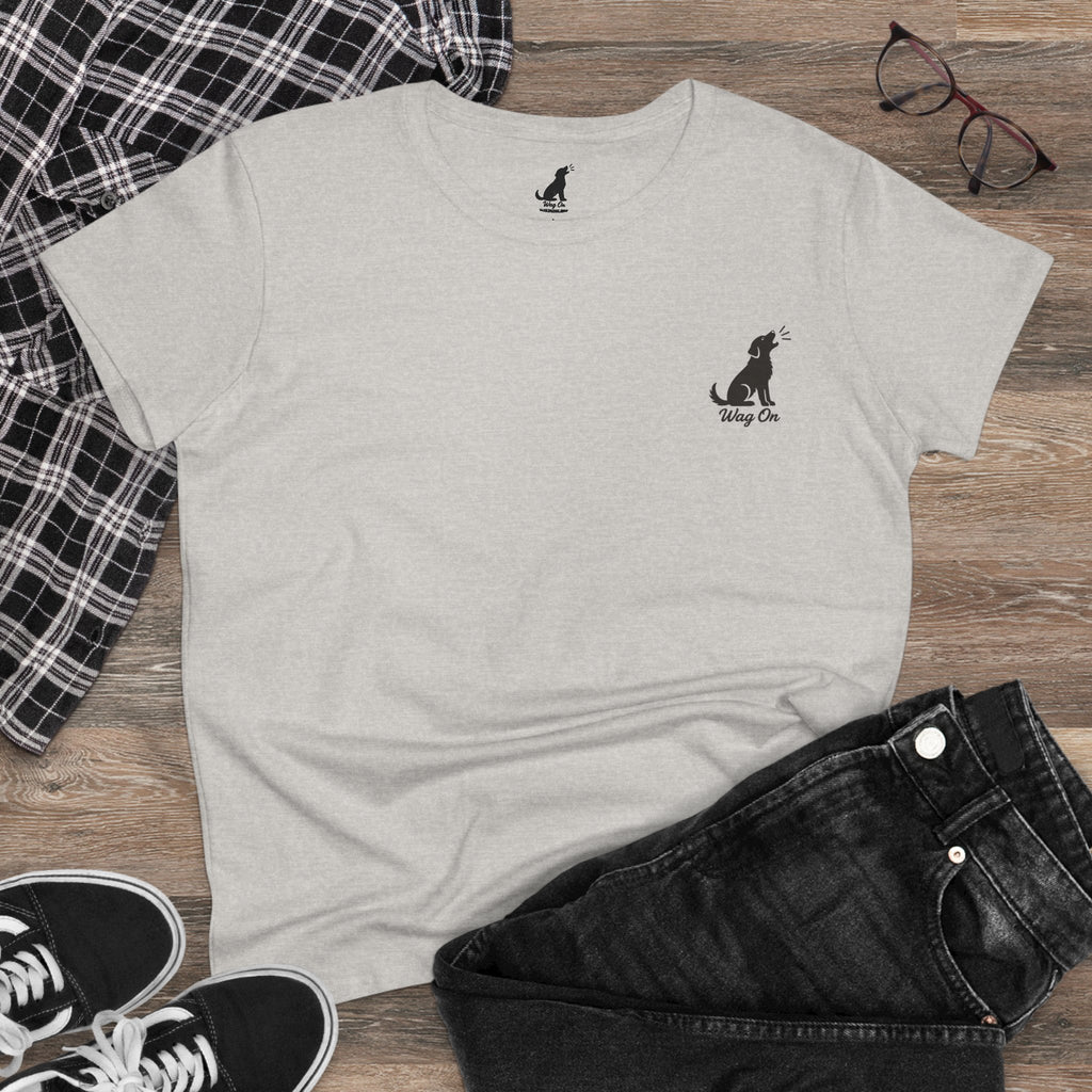 German Shorthair Pointer Dog Beach Chair T-Shirt Wag On™ Dog Days of Summer