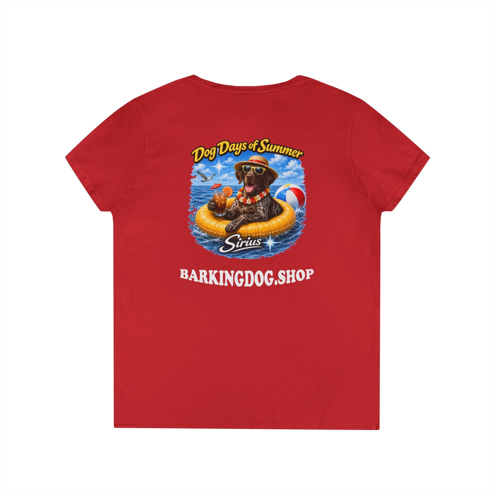 German Shorthair Pointer Inner Tube T-Shirt Wag On™ Dog Days of Summer