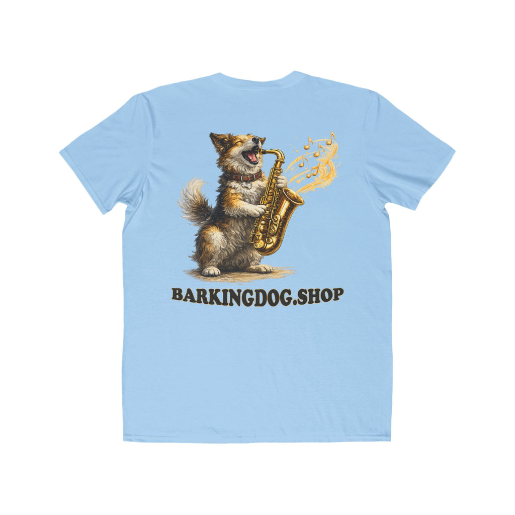 Saxophone Dog T Shirt Music Collection Funny Dog Saxophone Music Graphic Tee Wag On BarkingDog Shop