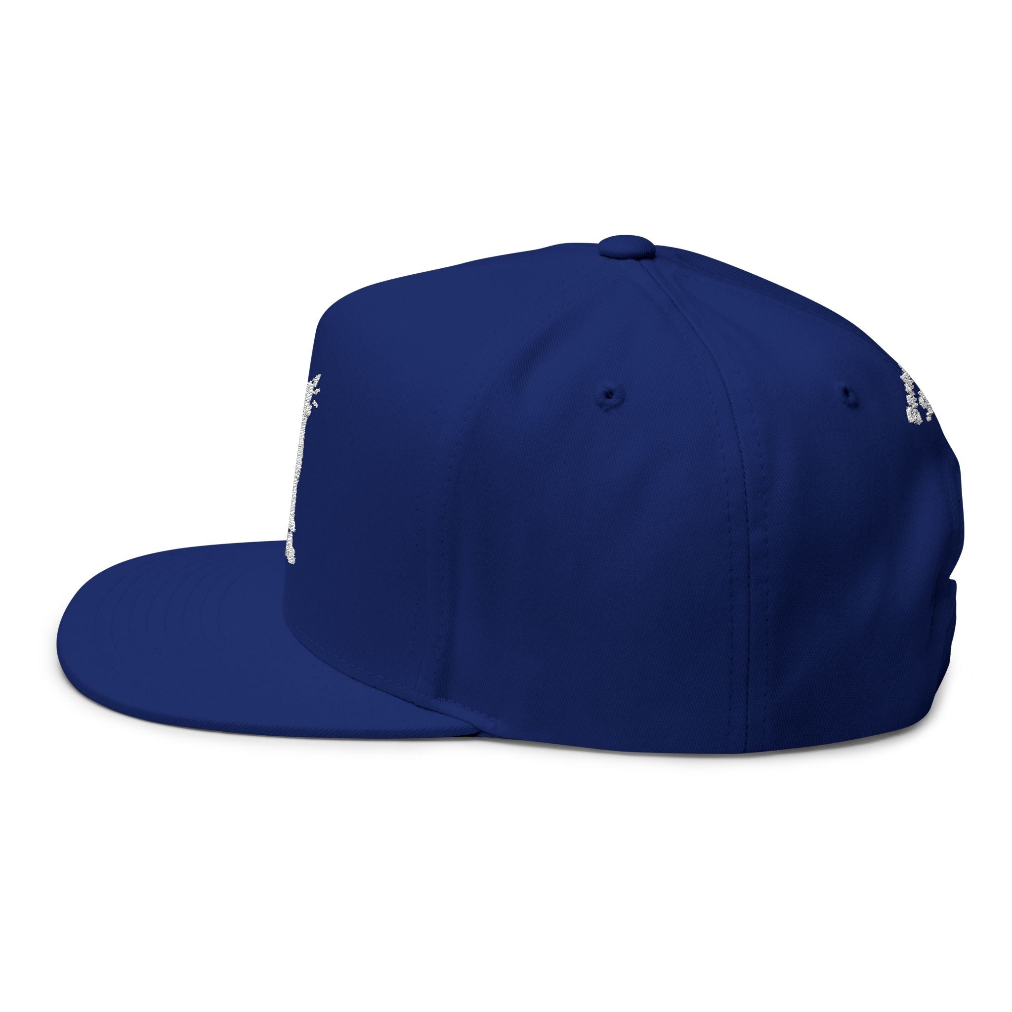 Embroidered Wag On Dog Lovers Flat Bill Cap