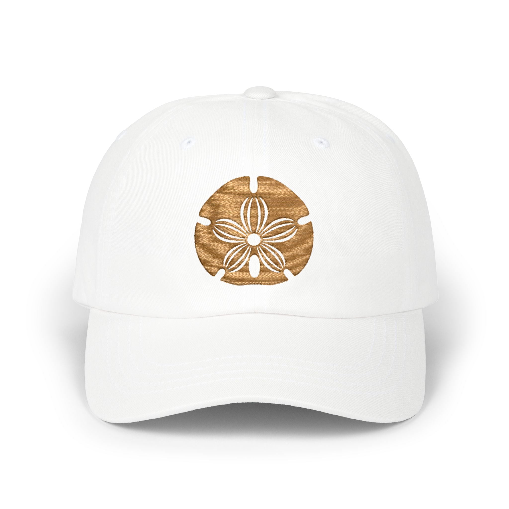 Sand Dollar Embroidered Dad Cap