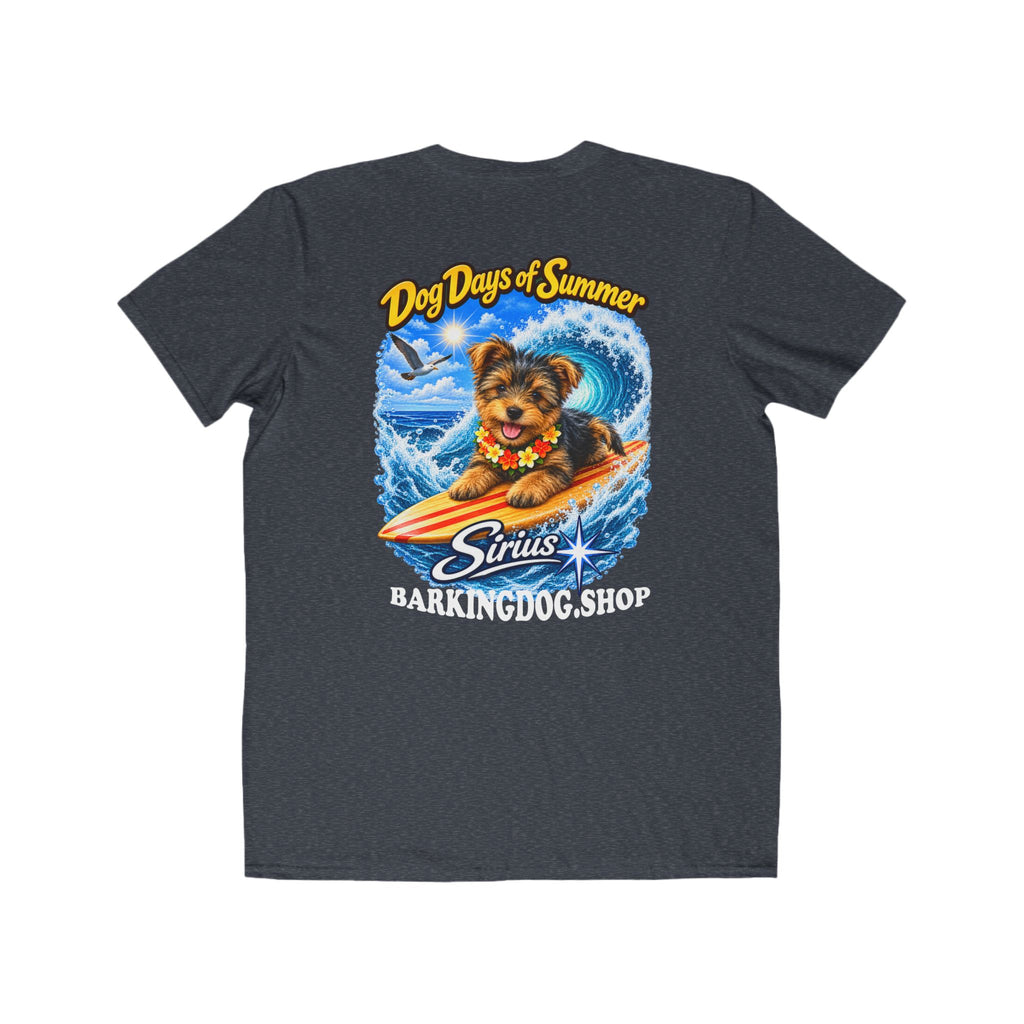 Yorkshire Terrier Surfboard T Shirt Dog Days Of Summer Beach Dog Lover Graphic Tee Wag On BarkingDog Shop