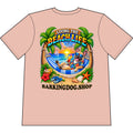 French Bulldog Beach Life Canine T Shirt Beach Collection Living the Beach Life Tropical Graphic Tee Wag On BarkingDog Shop