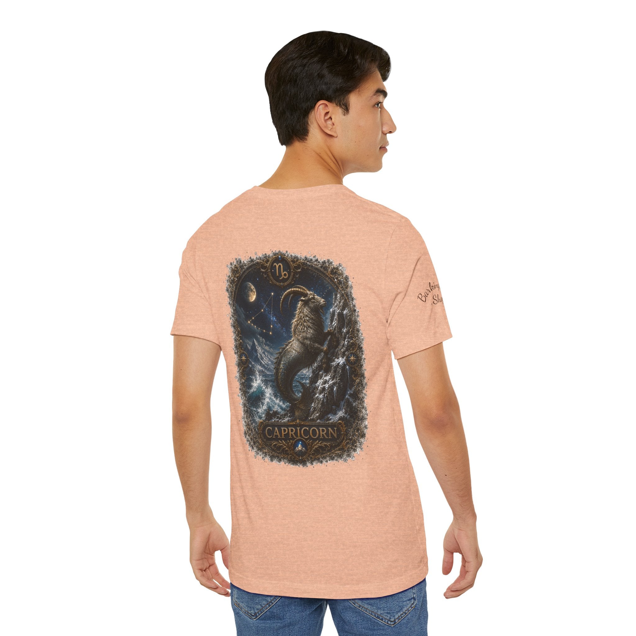 Capricorn Zodiac T-Shirt — Mythic Sea Goat Astrology Tee