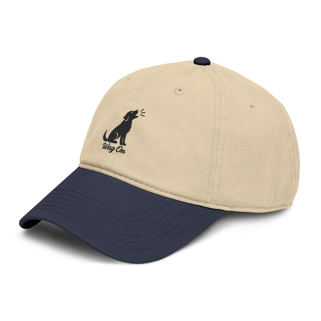 Wag On Embroidered Dog Baseball Cap — Casual Pet Lover Hat