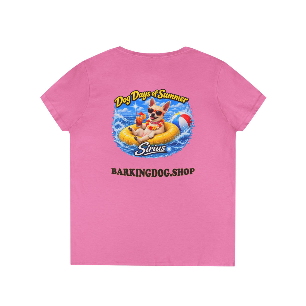 Chihuahua Inner Tube T Shirt Dog Days Of Summer Beach Dog Lover Graphic Tee Wag On BarkingDog Shop