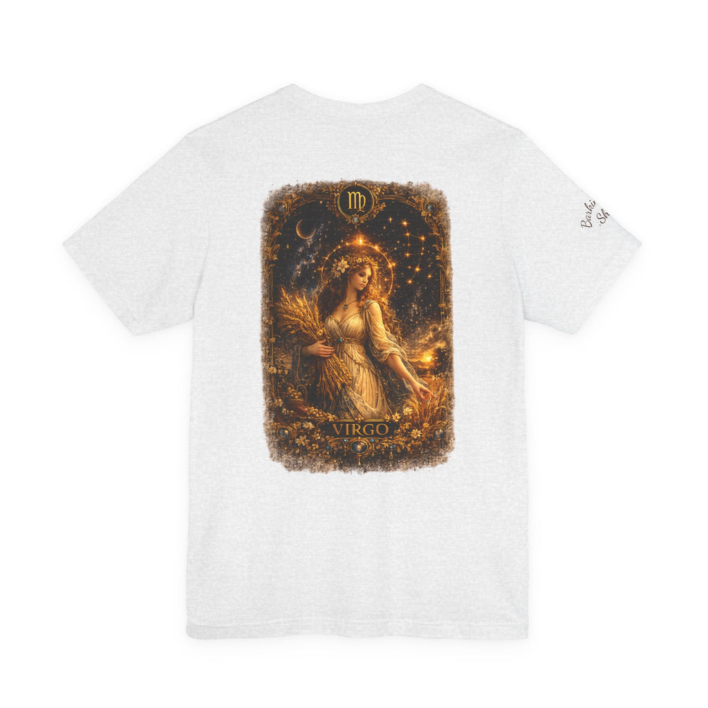 Virgo Zodiac Tee — Illustrated Virgo Goddess Astrology T-Shirt