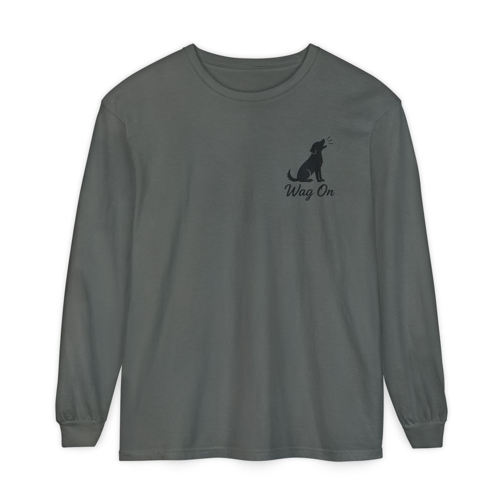 Freedom 250 Grand Prix Long Sleeve T-Shirt — "Wag On" Dog Rally Race Tee