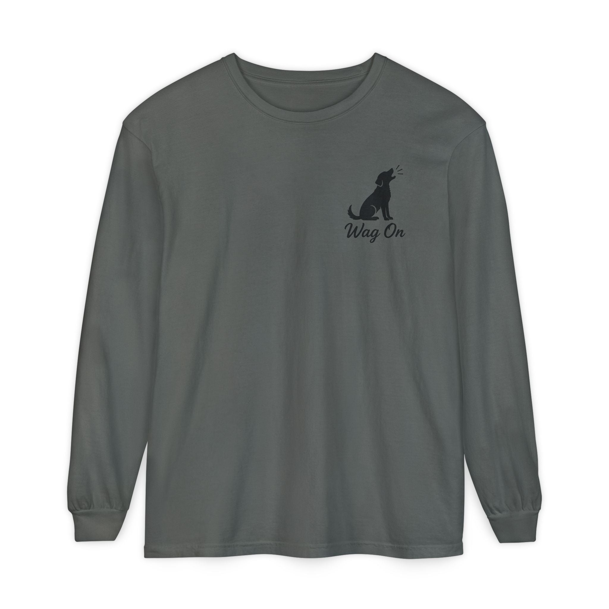 Freedom 250 Grand Prix Long Sleeve T-Shirt — "Wag On" Dog Rally Race Tee