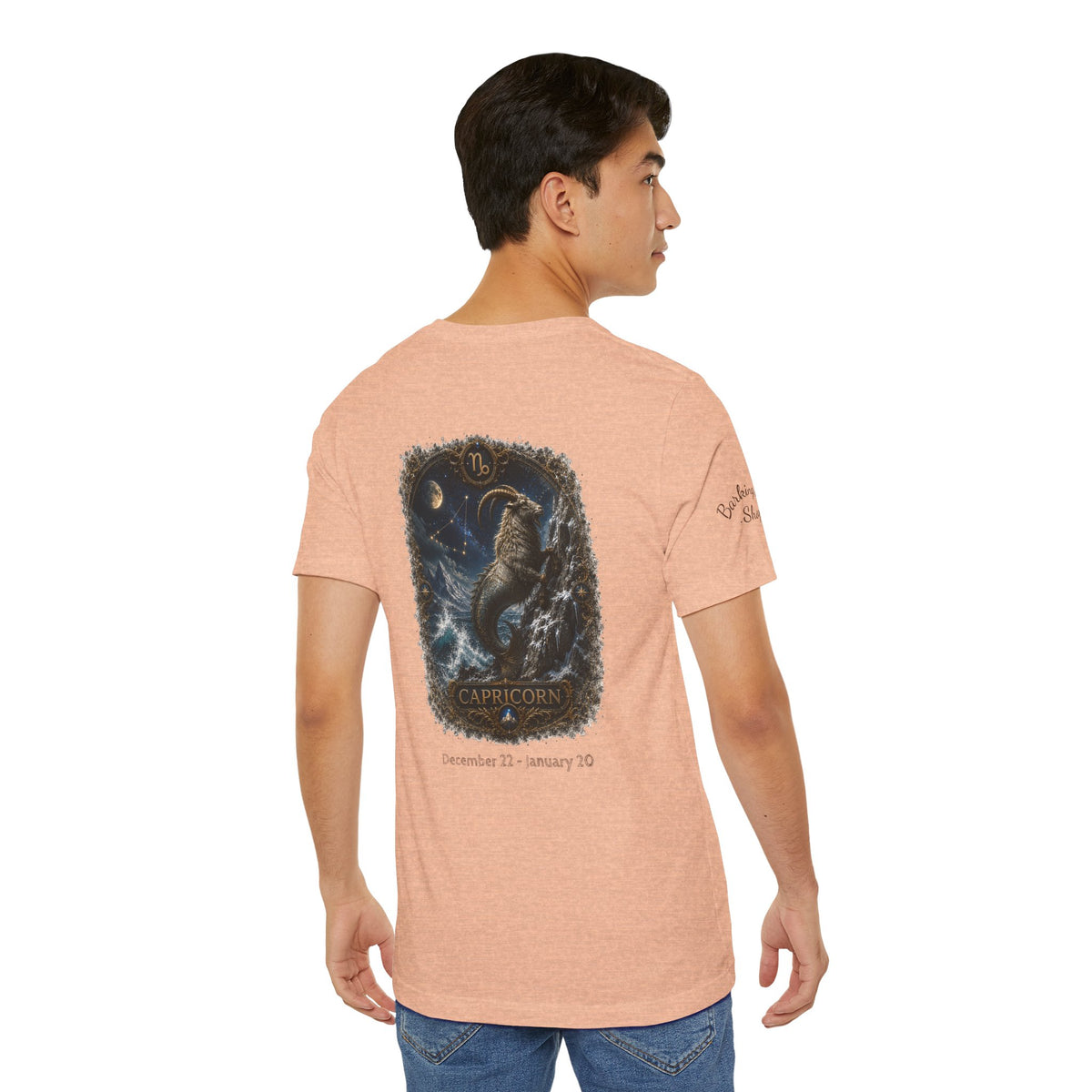 Capricorn Zodiac T-Shirt — Mythic Sea Goat Astrology Tee