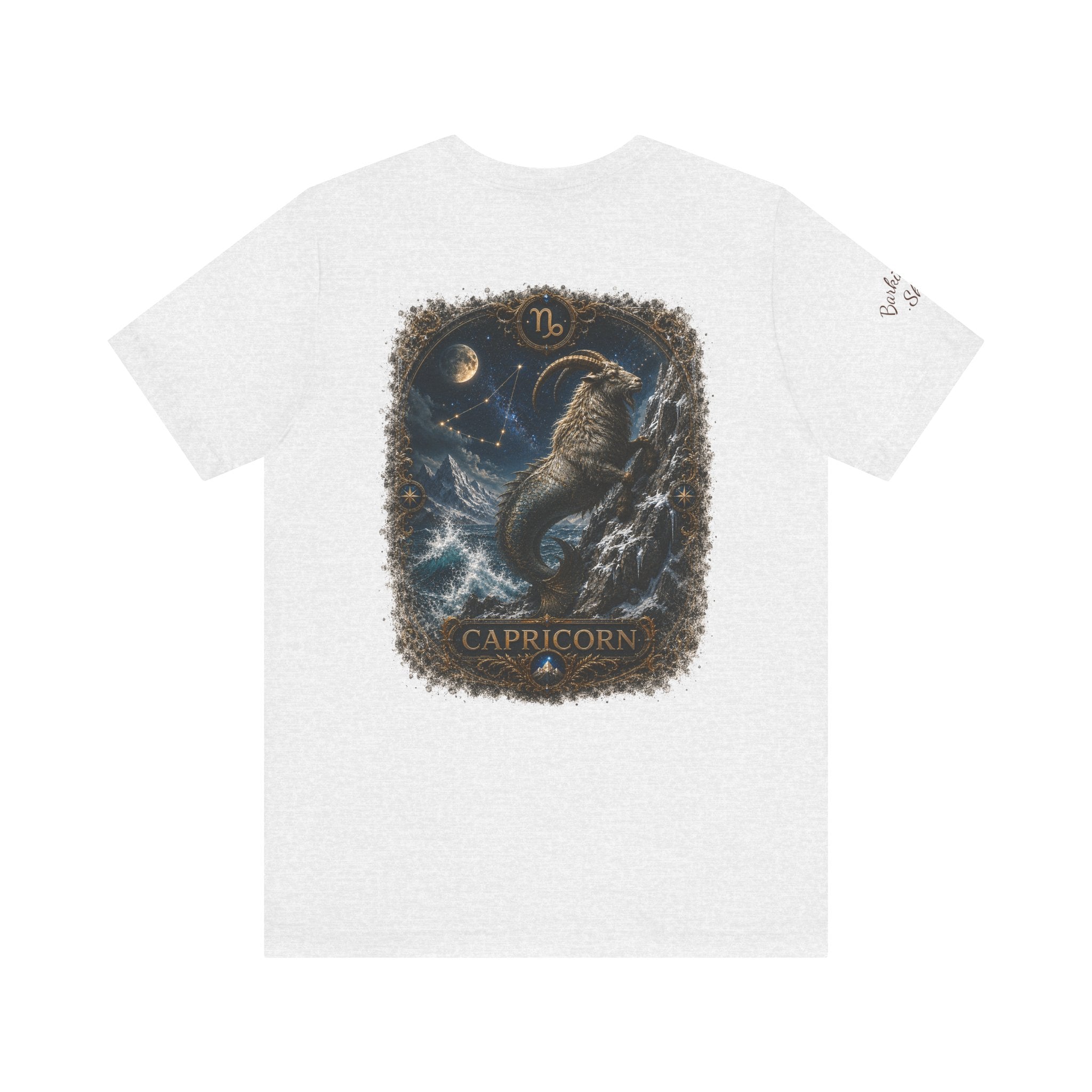 Capricorn Zodiac T-Shirt — Mythic Sea Goat Astrology Tee
