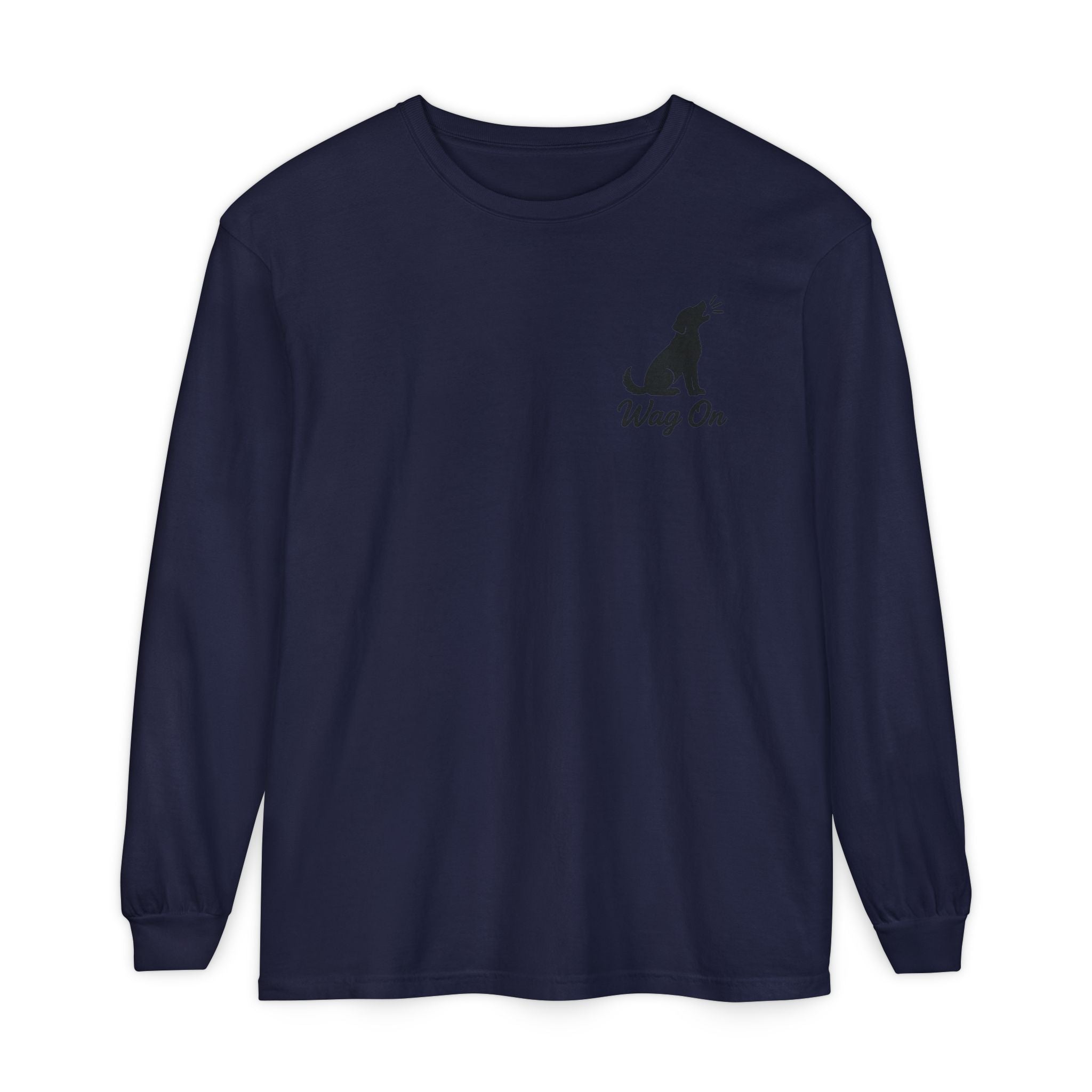 Freedom 250 Grand Prix Long Sleeve T-Shirt — "Wag On" Dog Rally Race Tee