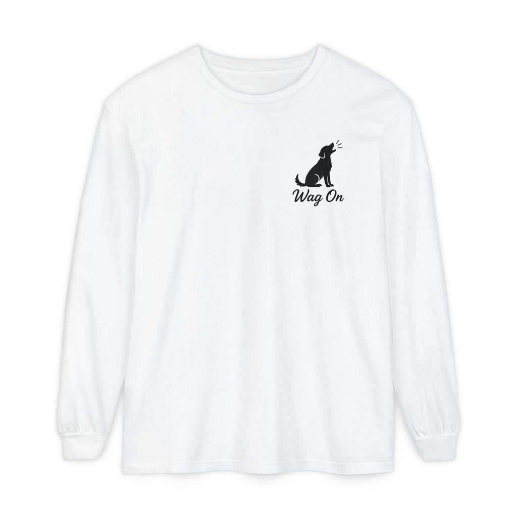 Freedom 250 Grand Prix Long Sleeve T-Shirt — "Wag On" Dog Rally Race Tee