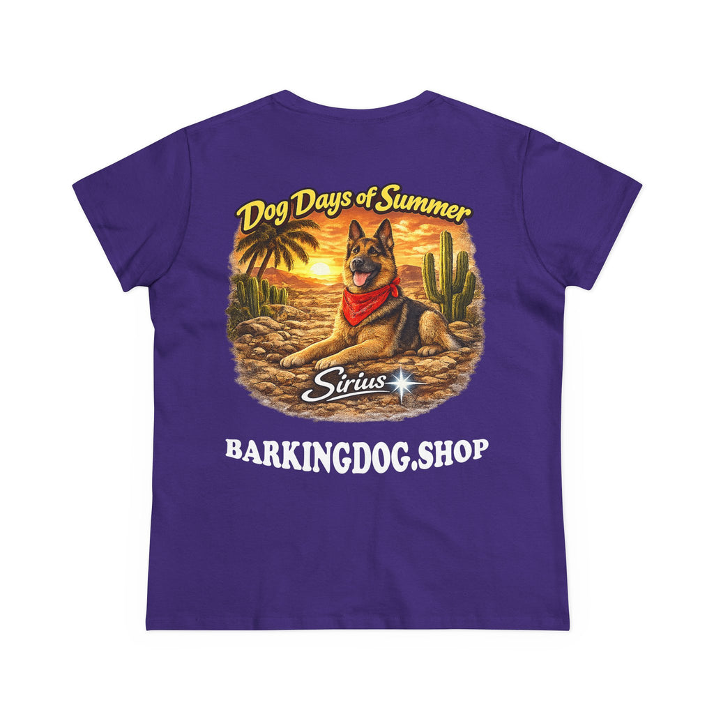 German Shepherd Dog Cactus T-Shirt Wag On™ Dog Days of Summer