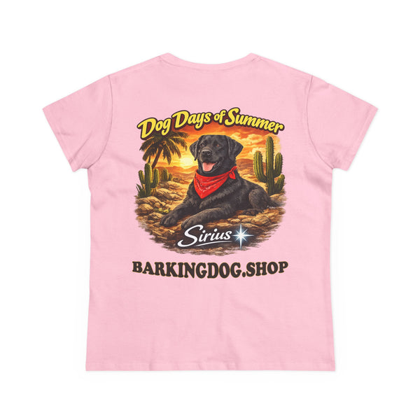 Black Labrador Dog Cactus T-Shirt Wag On™ Dog Days of Summer