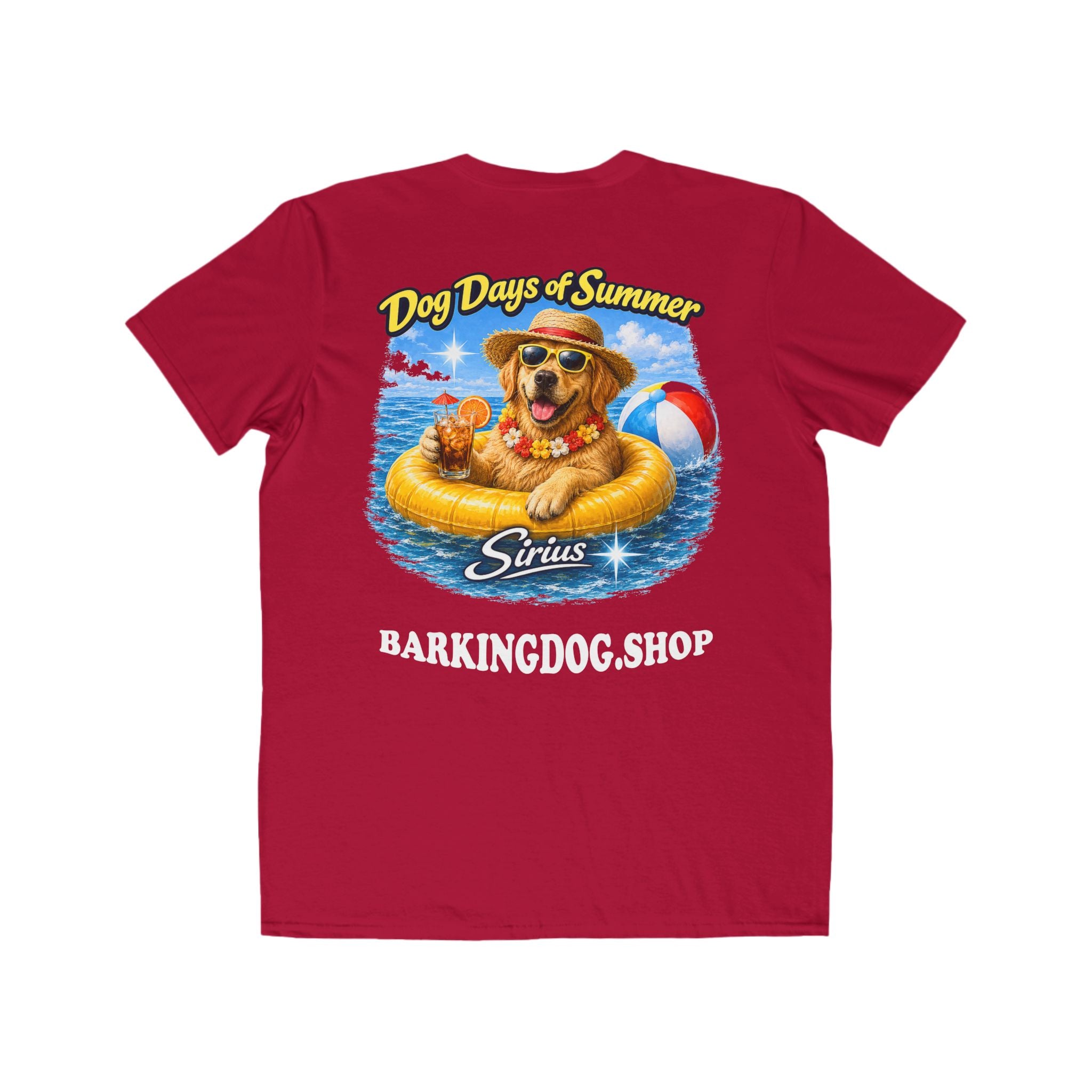 Golden Retriever Inner Tube T-Shirt Wag On™ Dog Days of Summer