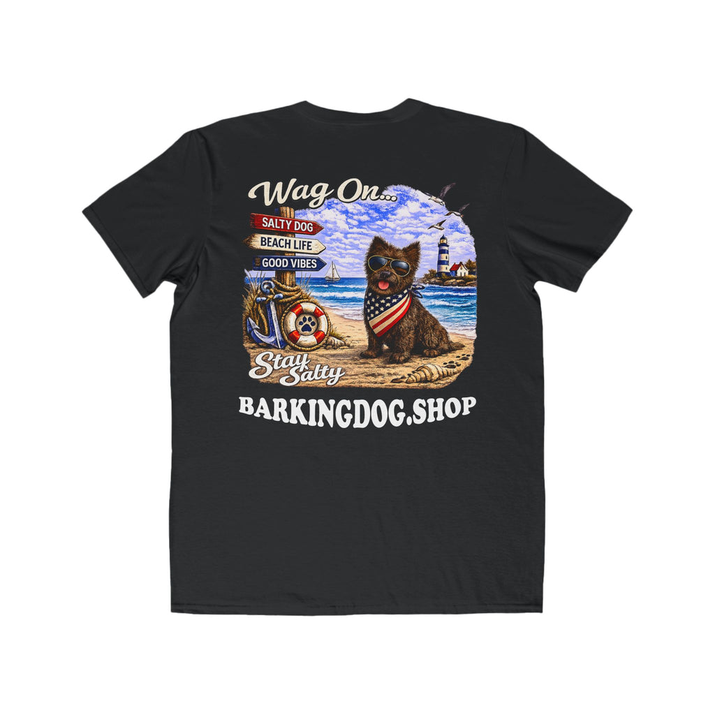 Cairn Terrier Dog Beach T Shirt Wag On™ Stay Salty