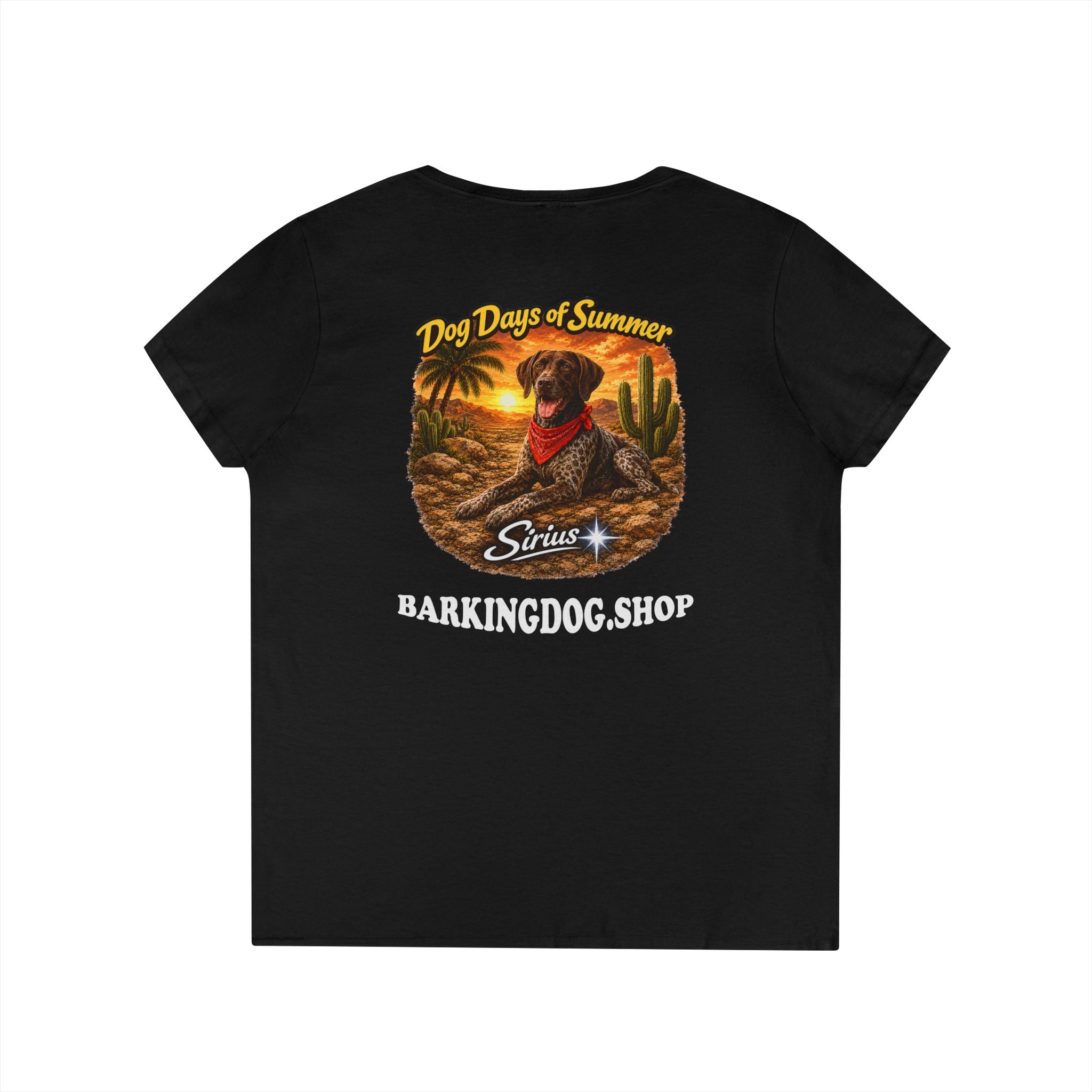 German Shorthair Pointer Cactus T-Shirt Wag On™ Dog Days of Summer